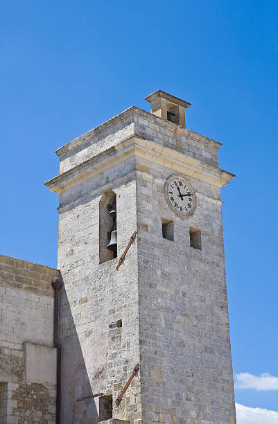 istock Clocktower. Castro. Puglia. Italy. 457855275