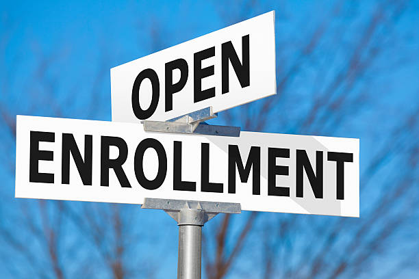istock Open Enrollment Street Sign 457864147