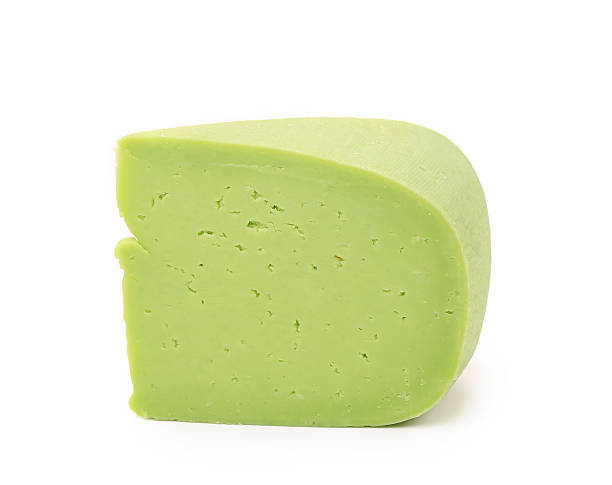 istock Piece of cheese wasabi 457869385