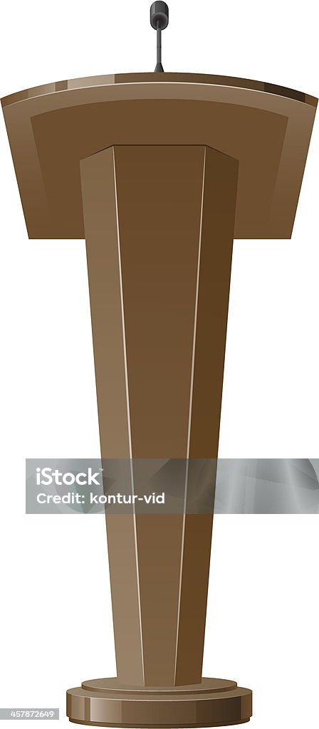 Tribune Vector Tribune Vector Illustration Stock Illustration - Download Image Now ...