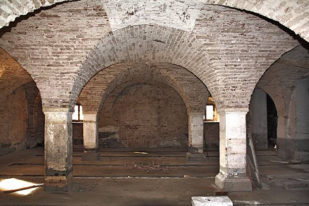 ancient vaults stock photo