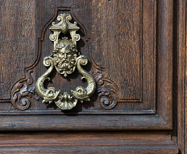 istock door knob with a face 457878217
