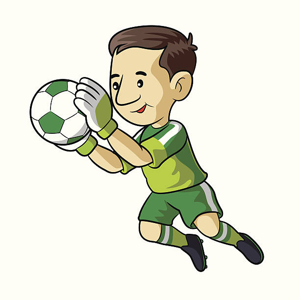 illustrazioni stock, clip art, cartoni animati e icone di tendenza di fumetto di calcio bambino - soccer action child purple