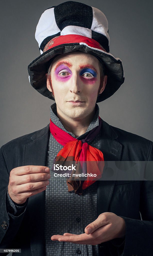 Crazy Hatter - Foto de stock de Adulto royalty-free