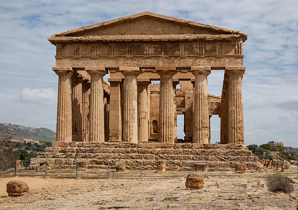 Greek temple in Paestum, Italy