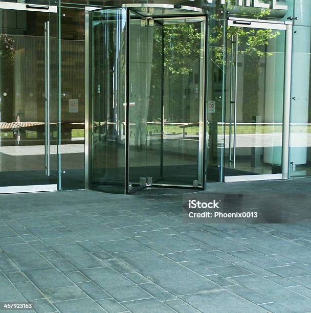 Modern Revolving Door Stock Photo - Download Image Now - Revolving Door, Door, No People