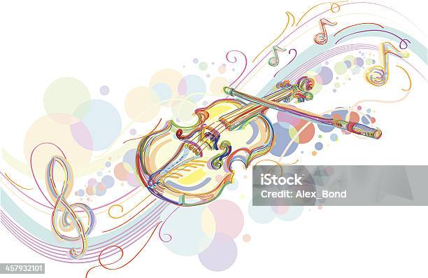 Violin Stock Illustration - Download Image Now - Violin, Backgrounds, Music