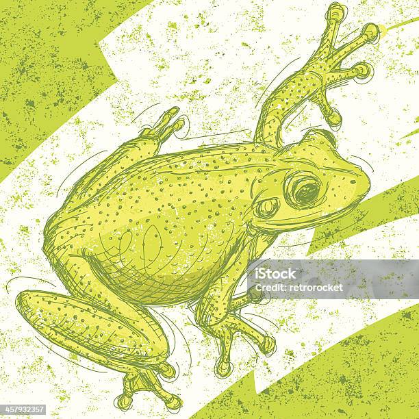 Frog Stock Illustration - Download Image Now - Frog, Sketch, Textured