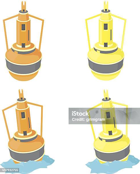 Морской Буй — стоковая векторная графика и другие изображения на тему Буй - Буй, Иллюстрация, Навигационный знак