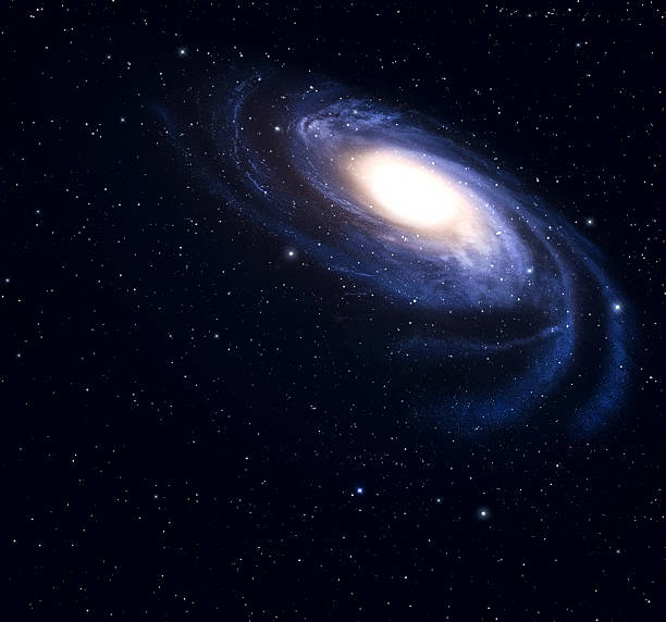 galaxia espiral. - ring galaxy fotografías e imágenes de stock