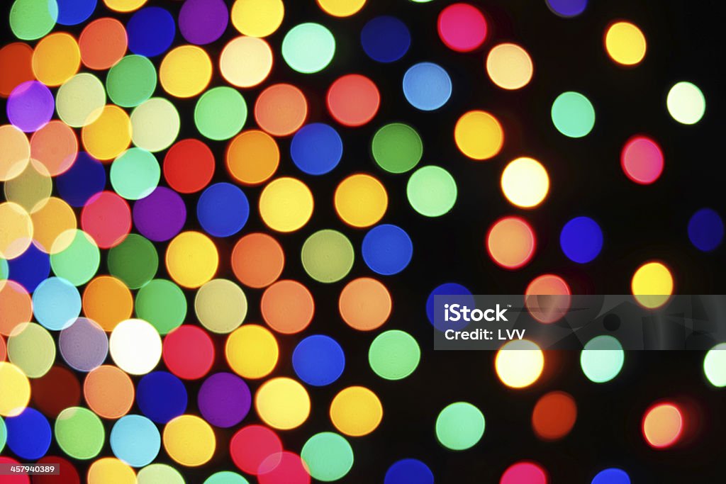 Festive colorful soft focus background, perspective view Abstract Stock Photo