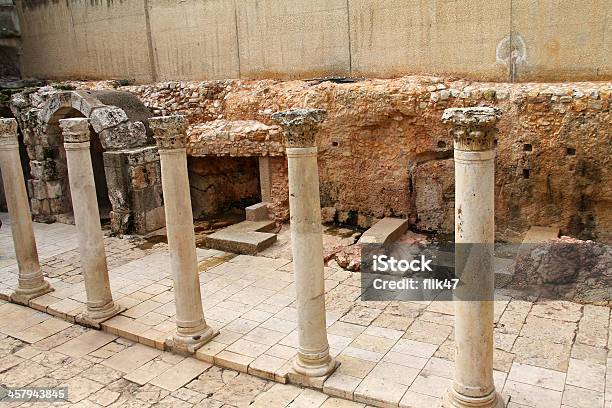 Ancient Roman Cardo Street Stock Photo - Download Image Now - Jerusalem, Ruined, Ancient
