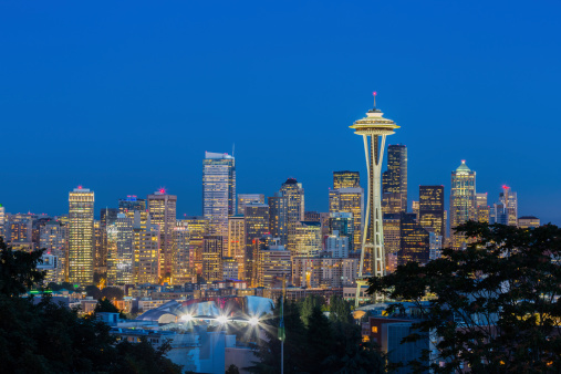 Skyline downtown Seattle, Washington State