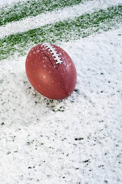 istock American Football in the snow 457951663