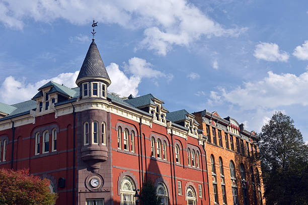 Buildings in historic Bellefonte, Pennsylvania, USA