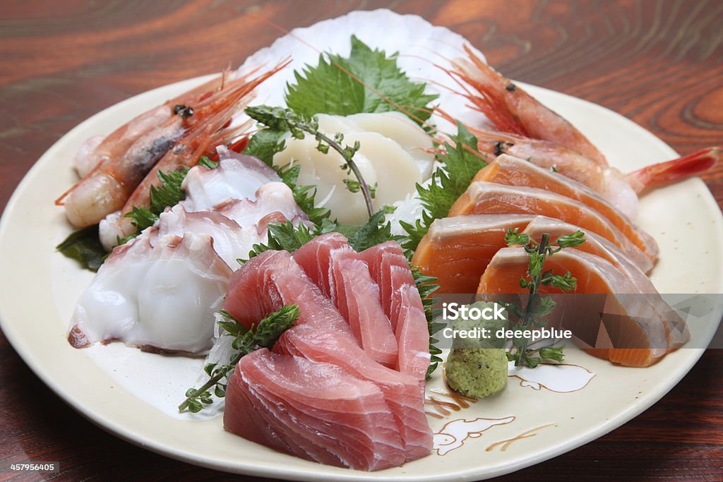 sashimi sashimi is one of typical Japanese food. Fish Stock Photo