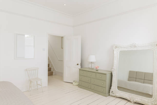 istock Mirror and dresser in bedroom 457977041
