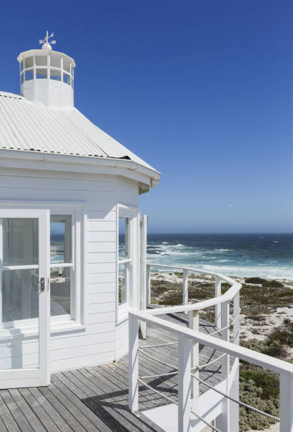 beach house overlooking ocean - 11927 뉴스 사진 이미지