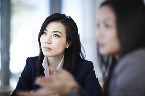 istock Business people talking in meeting 457984121