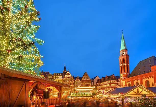 Photo of Christmas market in Frankfurt