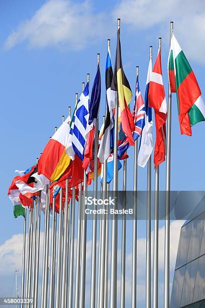 Flags Stockfoto und mehr Bilder von Aufnahme von unten - Aufnahme von unten, Blau, Bulgarische Flagge