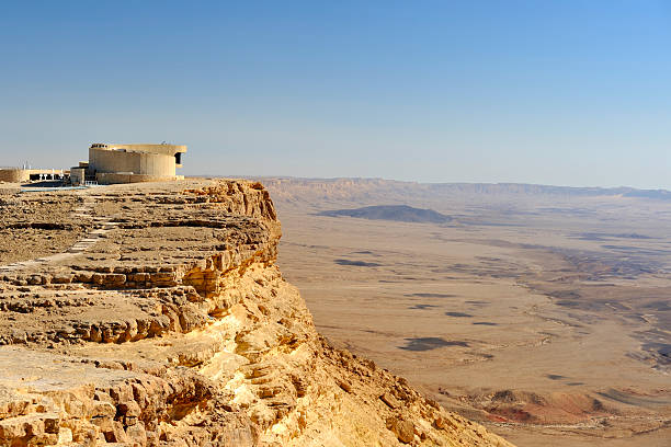 istock Observatory in crater Ramon, Negev desert. 458011339