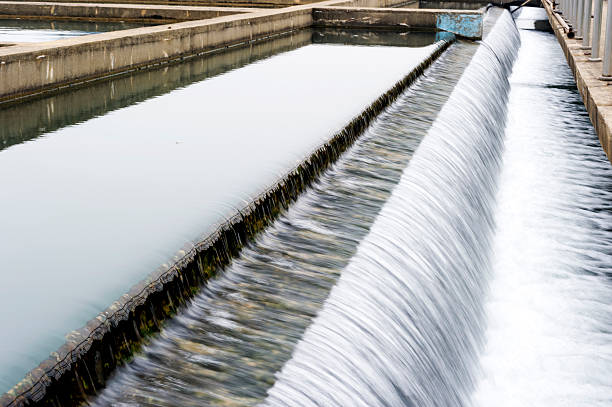 istock Modern urban wastewater treatment plant. 458044265
