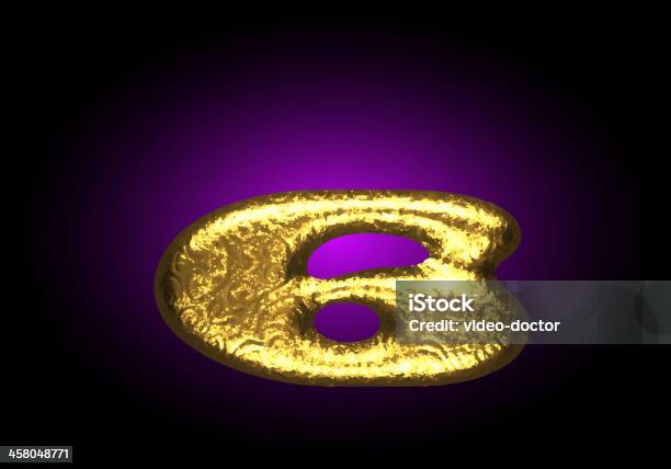 6 Vector Gold Vector Golden Letter 6 Stock Illustration - Download Image Now ...
