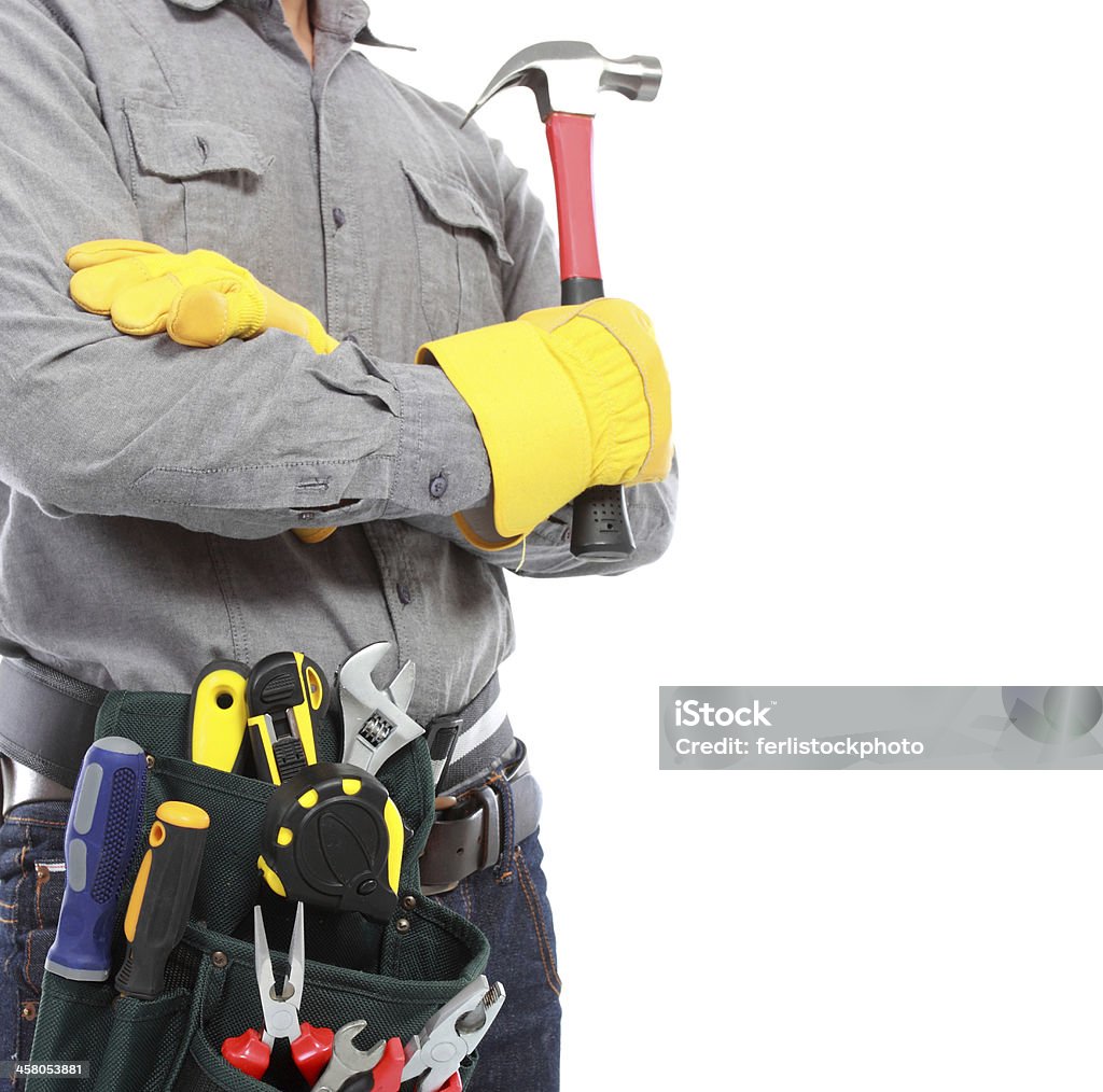 Trabajador listo para trabajar - Foto de stock de Hombres libre de derechos