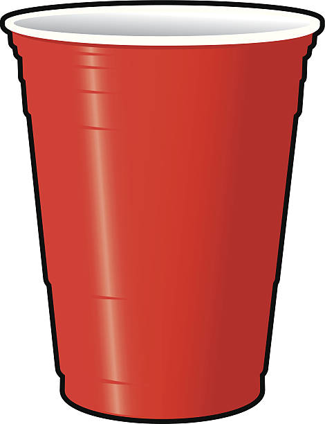 illustrations, cliparts, dessins animés et icônes de rouge solo cup - disposable cup red beer plastic