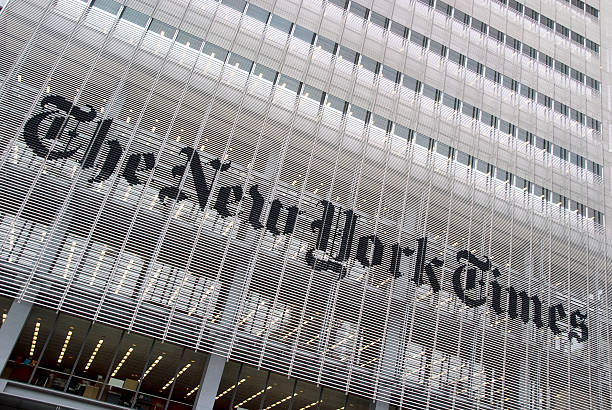 new york times - times up foto e immagini stock