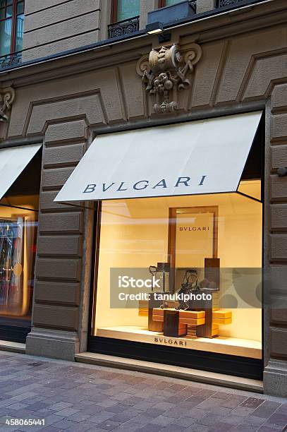 Bulgari Negozio Di Lugano - Fotografie stock e altre immagini di Affari - Affari, Ambientazione esterna, Bellezza