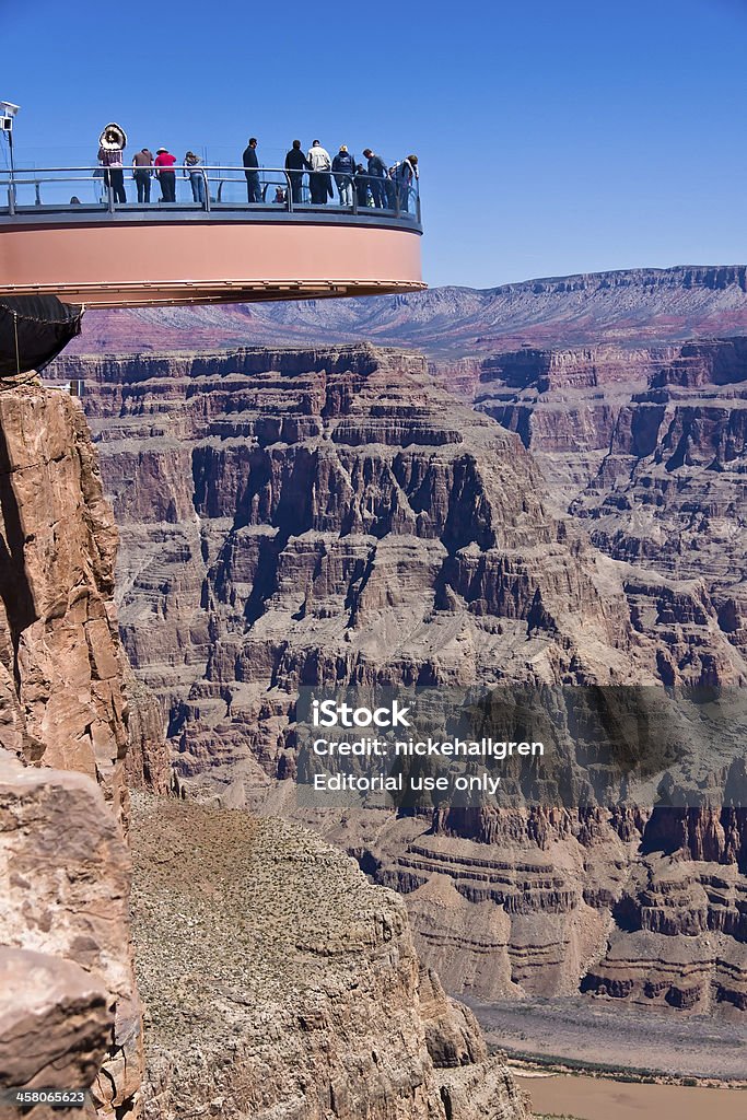 Grand Canyon une passerelle - Photo de Grand Canyon libre de droits