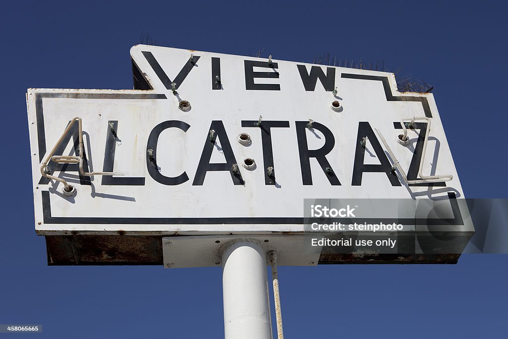 Blick auf die Insel Alcatraz - Lizenzfrei Aussicht genießen Stock-Foto