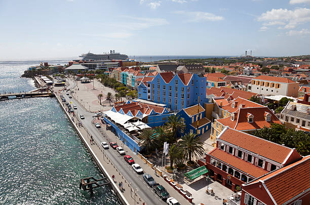 Otrabanda, Willemstad, Cura&#231;ao stock photo