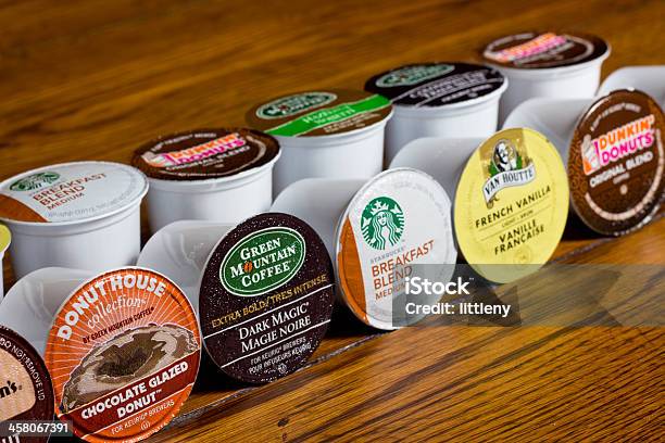 Ktazza Di Caffè E Cialde - Fotografie stock e altre immagini di Keurig Green Mountain - Keurig Green Mountain, Caffè - Bevanda, Contenitore