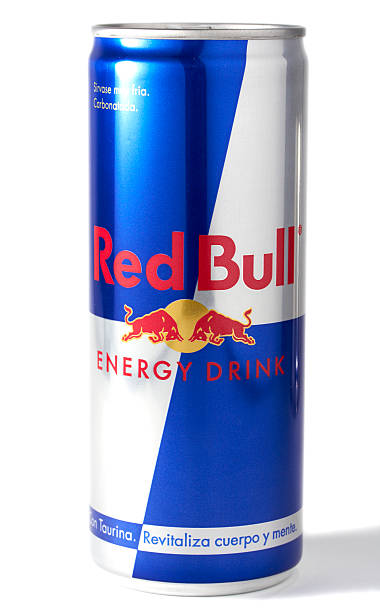 red bull - can drink can drink editorial stock-fotos und bilder