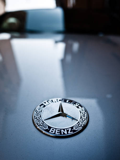 Mercedes Benz Car Logo Stock Photo - Download Image Now - Mercedes-Benz,  Logo, Insignia - iStock