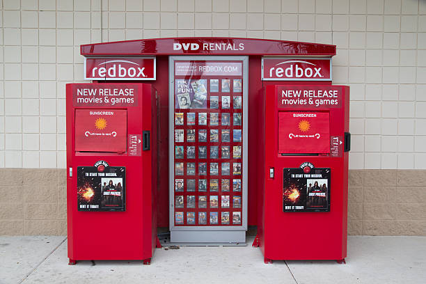 RedBox terminal - foto de stock