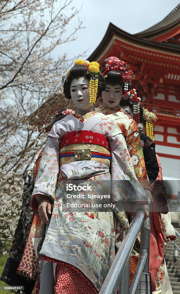 Cultura giapponese di Kyoto, Giappone - Foto stock royalty-free di Adulto