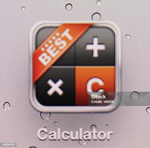 Calcolatrice - Fotografie stock e altre immagini di Apple Computers - Apple Computers, Applicazione mobile, Attrezzatura