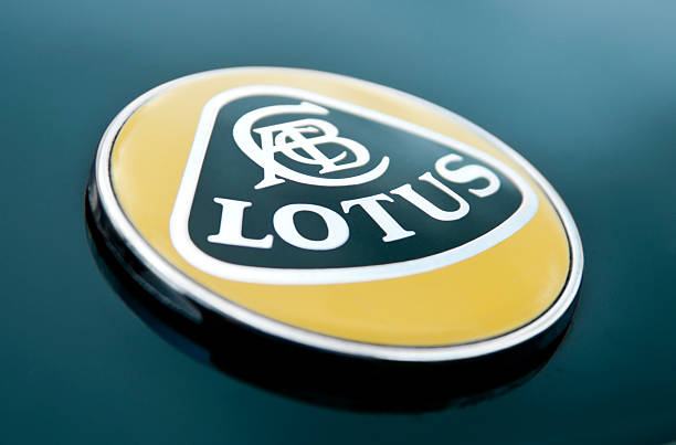 lótus elise logótipo - lotus automobiles imagens e fotografias de stock