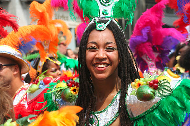 danseur carnaval - ethnic editorial make up colors photos et images de collection