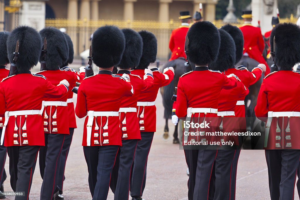 Trooping Barwa Ceremony, Westminster, Londyn). - Royalty-free Adereço para a Cabeça Foto de stock