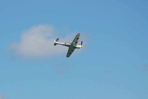 Messerschmitt ME109 fighter stock photo