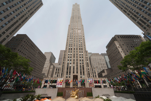 Chicago, USA - August 31, 2022:  The front of the Art Institute, a gallery of fine arts in Chicago, with a view north on Michigan Avenue