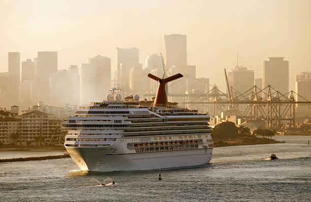 Carnival Liberty cruise ship stock photo