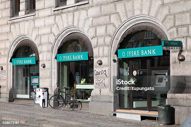Jyske Banca In Danimarca - Fotografie stock e altre immagini di Banca - Banca, Attività bancaria, Copenhagen