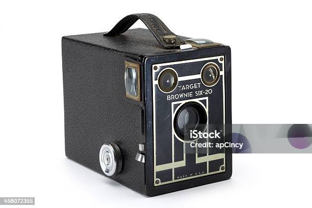 Kodak Brownie Cámara De Caja Foto de stock y más banco de imágenes de Caja - Caja, Cámara, Retro