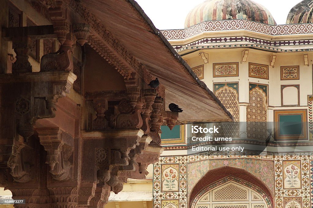 Maharadja Palazzo di Forte di ambra - Foto stock royalty-free di Amber Fort